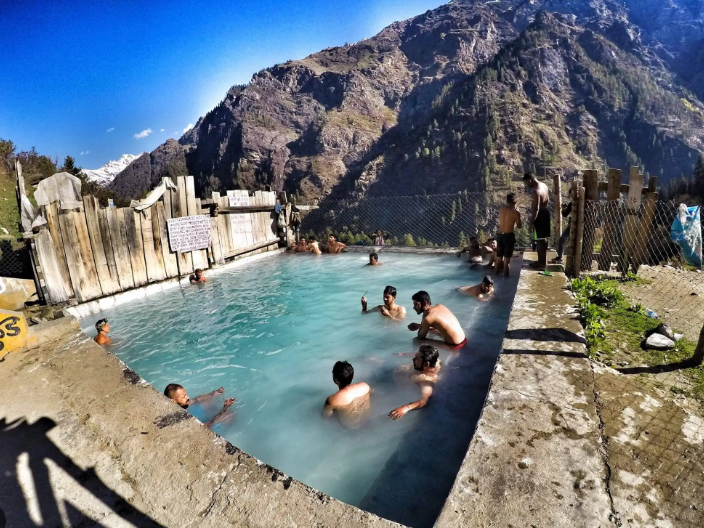 Relax in Natural Hot Water Springs