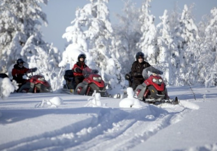Snow Scooter Ride