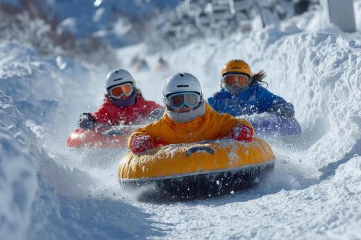 Snow Tubing Fun
