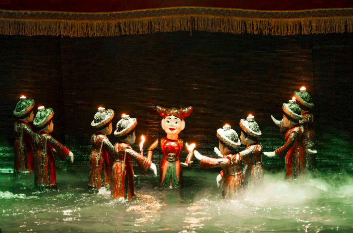 Enjoy a Water Puppet Show